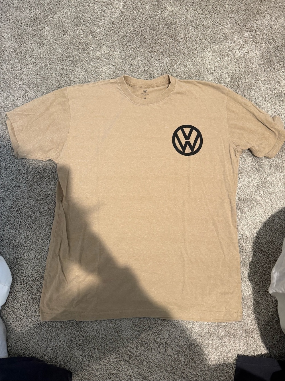 VW Logo Short Sleeve Tee — Tan